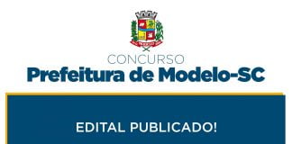 Concurso Modelo SC: Edital publicado! Inscrição aberta!