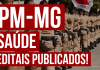 Concurso PM MG Saúde: provas em abril; até R$ 11 mil! Veja Concurso PM MG Saúde