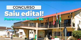Rodeio SC: Oportunidade de Emprego no Serviço Público Concurso Rodeio SC